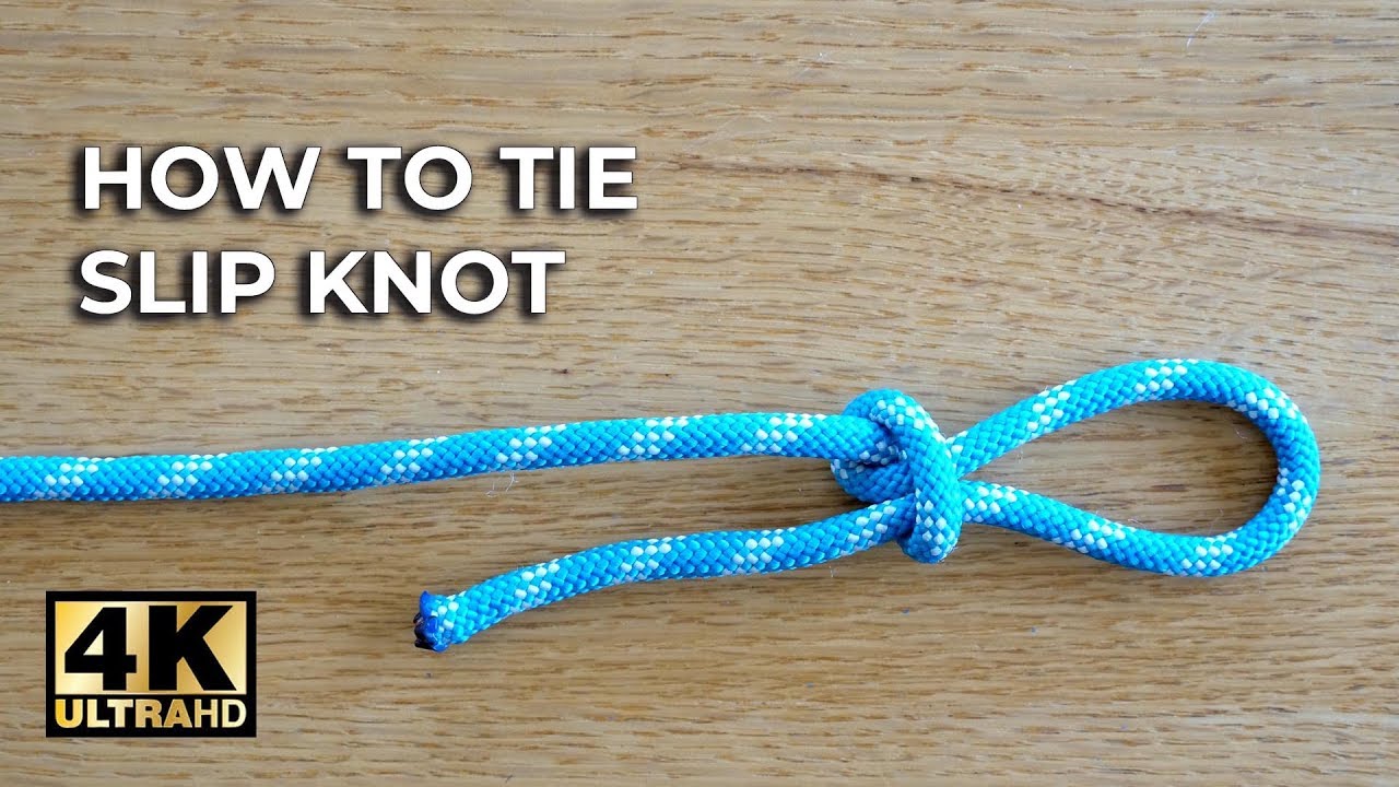 The FASTEST WAY to Tie the SLIP KNOT   ⭐️4K Video ⭐️