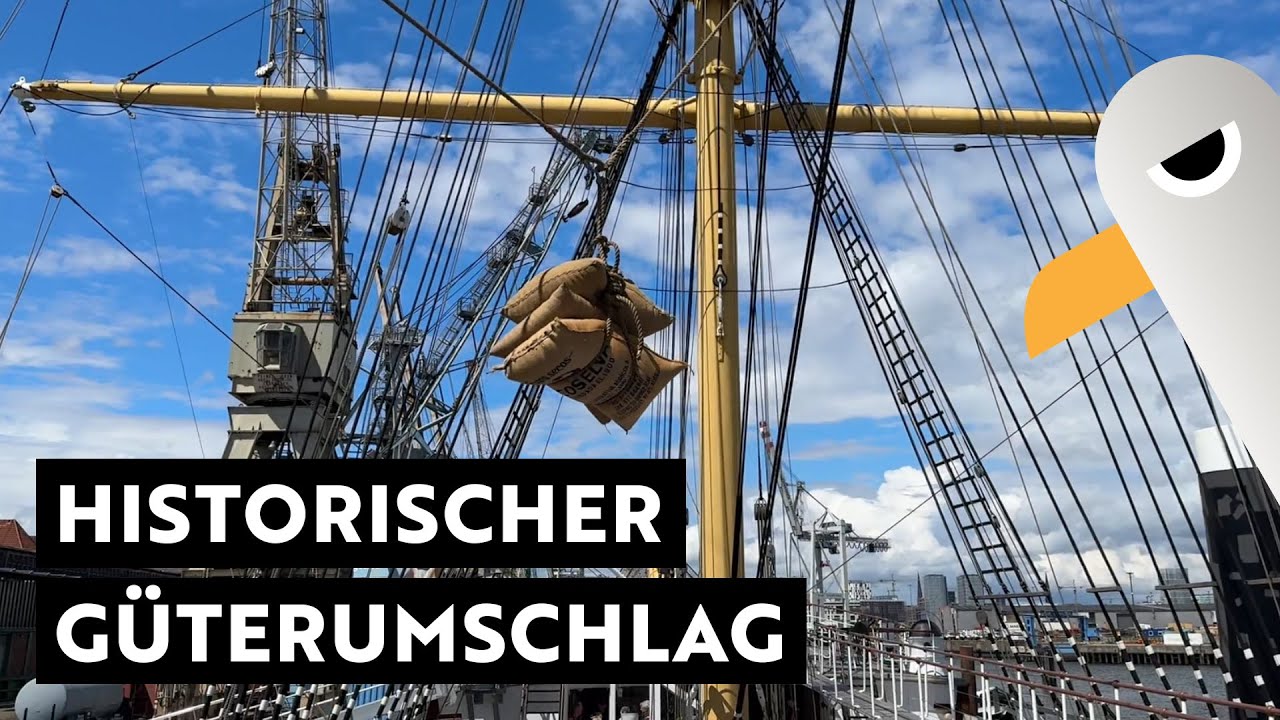 Wie wurden fr&uuml;her Schiffe beladen? Historischer G&uuml;terumschlag auf der Peking aus dem Hafenmuseum