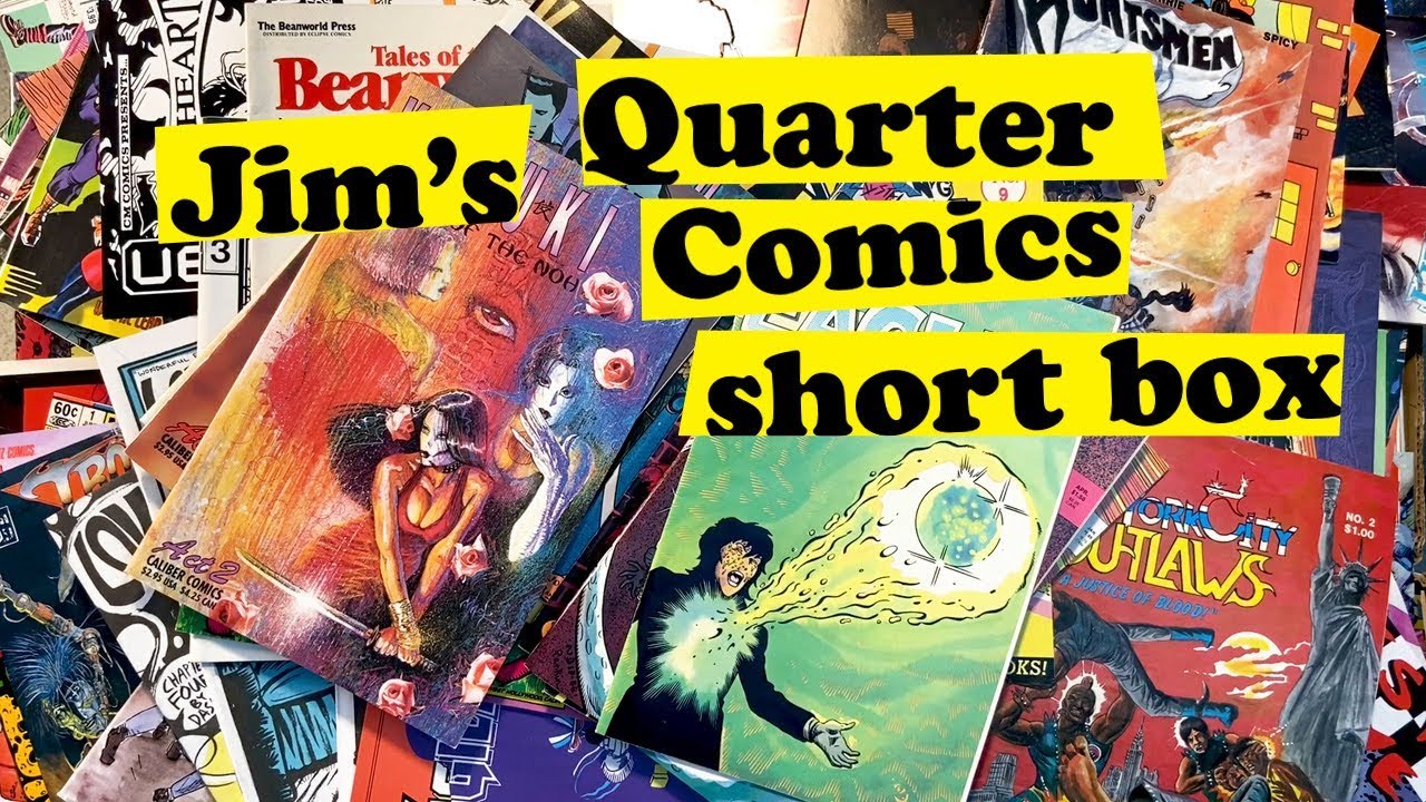 Jim's Quarter Comics short box
