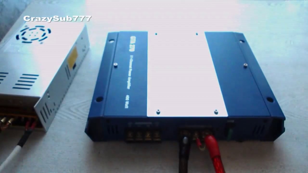 car amplifier installation home