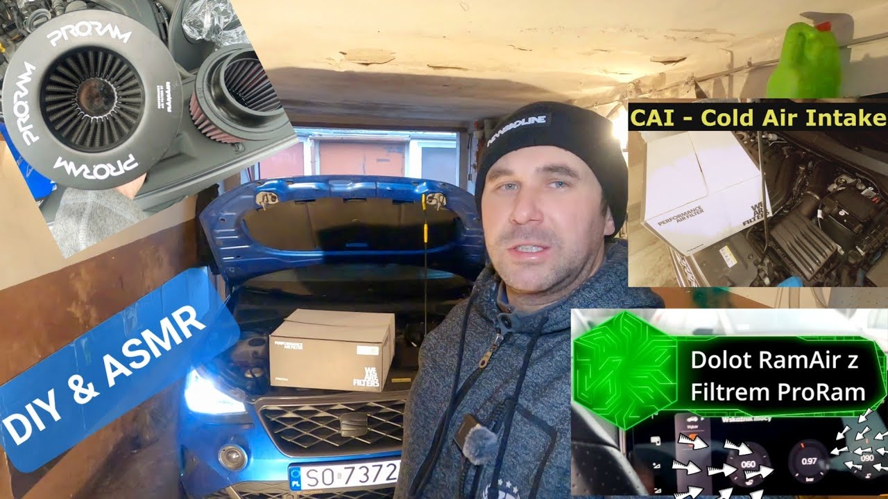 Впускной узел RAMAIR со спортивным фильтром PRORAM для двигателя 1.5 TSI EVO 150 DIY&ASMR