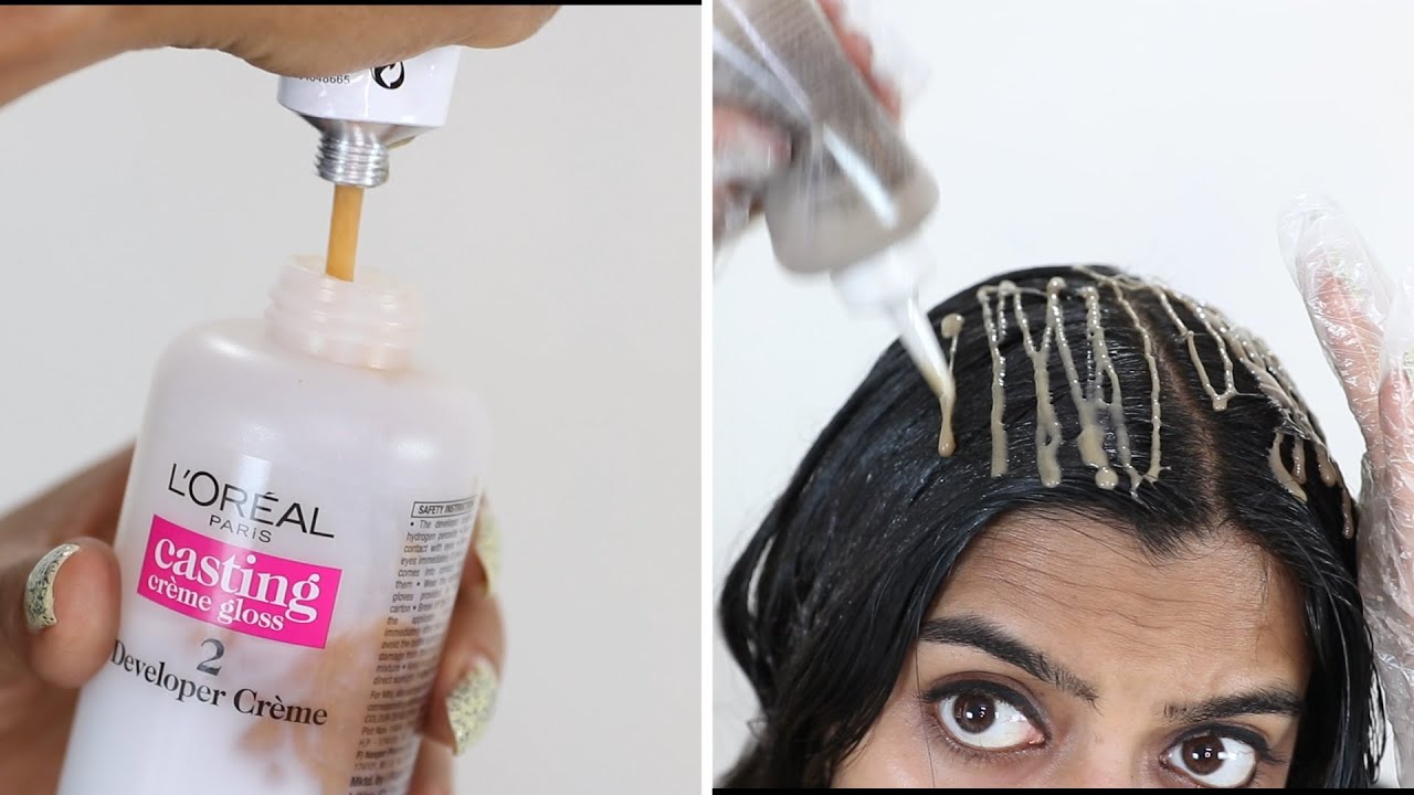 Hair Colouring at Home with Loreal Paris Casting Creme Gloss | How to Color Hair at Home