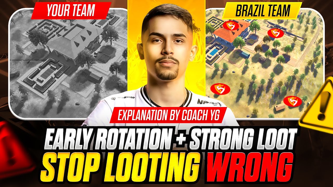 Stop Looting Wrong! ❌ Learn Brazilian Fast Loot Strategy 🔥 For Early Rotation Domination 💀
