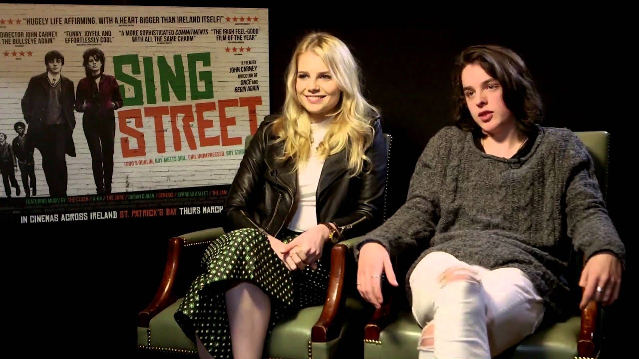 Lucy Boynton Ferdia Walsh Peelo Sing Street Interview