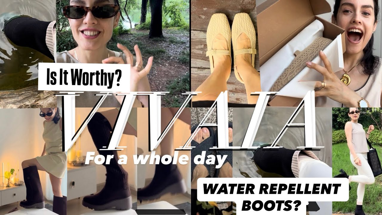 HONEST REVIEW | VIVAIA WATER REPELLENT Boots Test!