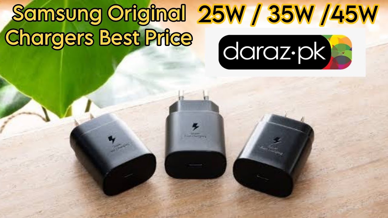 Samsung PD Super Fast Charger 25W/35W/45W Price & Available in Daraz Pakistan