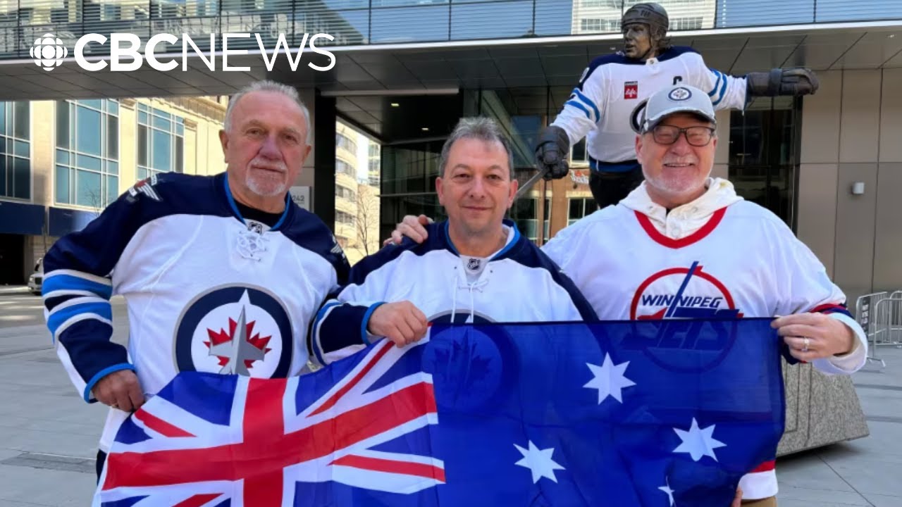 Aussie superfan travels 15,000 km to join the Winnipeg whiteout