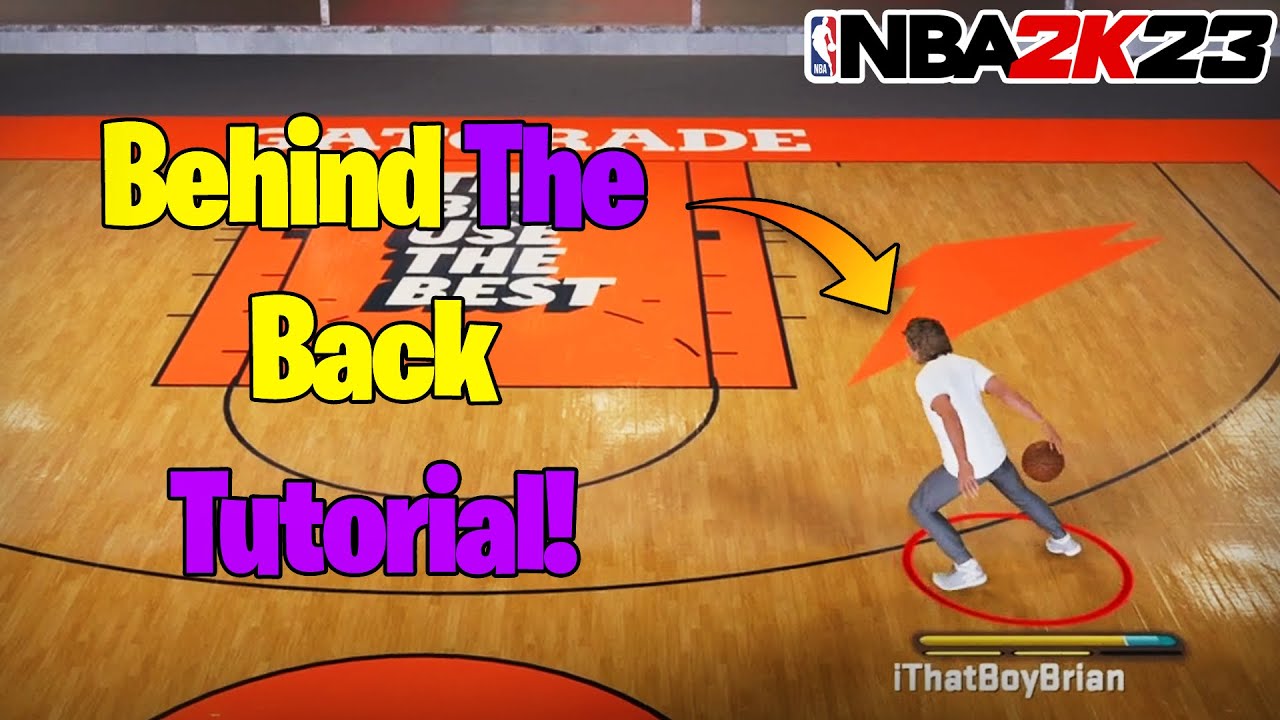 NBA 2K23 How To Do EXPLOSIVE BEHIND THE BACK DRIBBLE! EASY Dribble Tutorial!