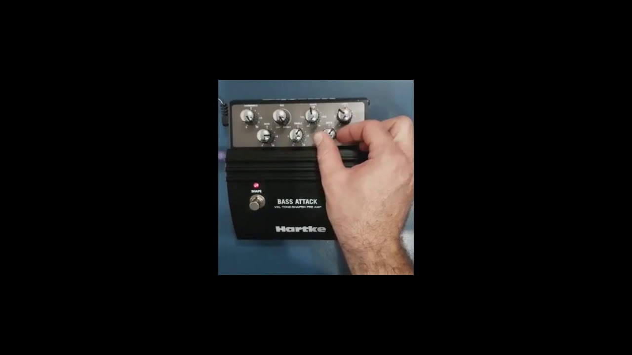 Hartke bass attack VXL Tone shaper pre amp