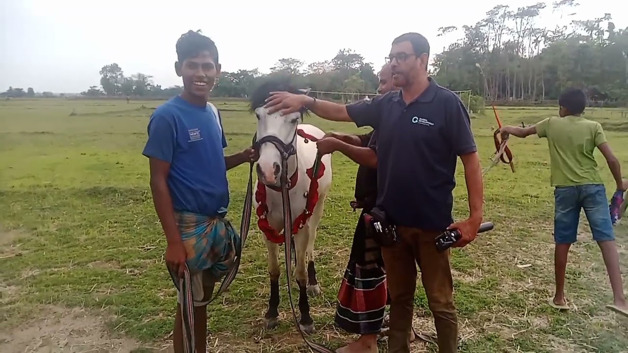 সিলেট সুনামগঞ্জের ঐতিহ্যবাহী ঘোড়া দৌড় প্রতিযোগিতা ২০২৪