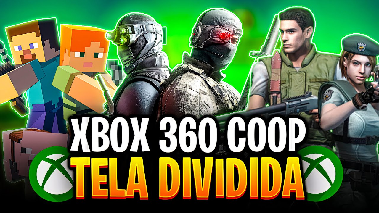 TOP 30 MELHORES JOGOS com TELA DIVIDIDA COOP LOCAL para XBOX 360 (ATUALIZADO 2024)