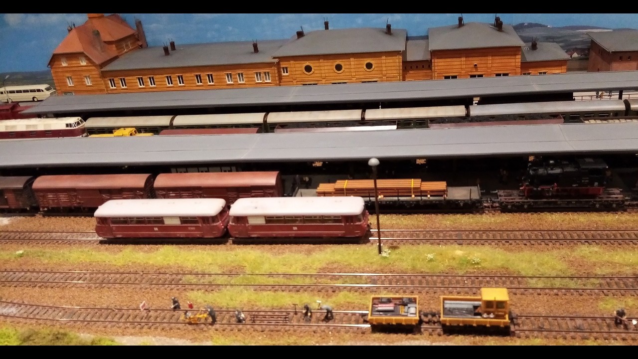 Anlagenbetrieb H0-Moba Bahnhof Güsten im Januar 2022