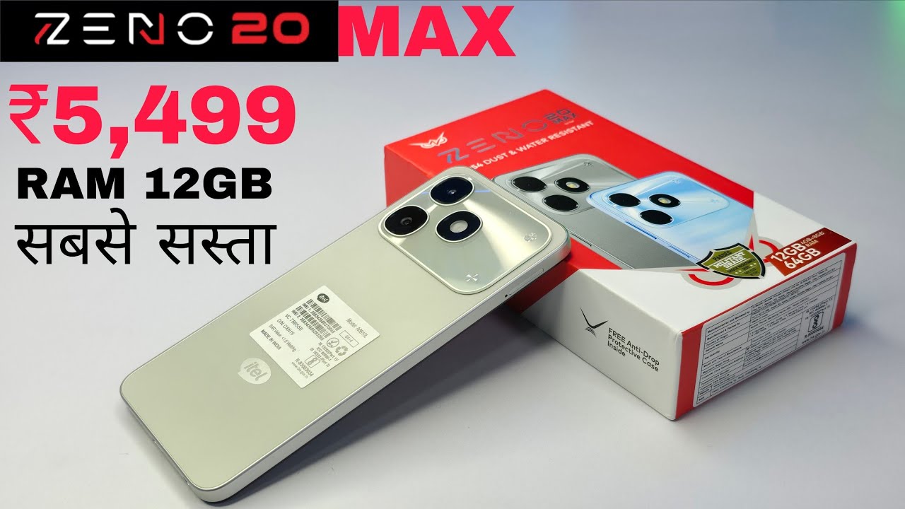 2026 Cheapest Smartphone ! itel Zeno 20 Max Unboxing