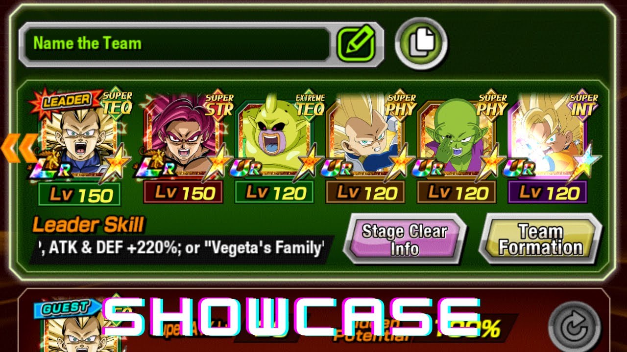 Damia team showcase (Dokkan battle)