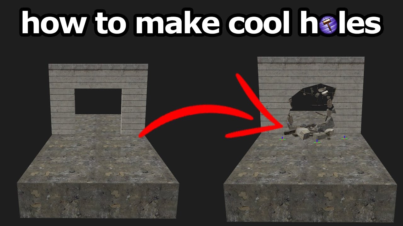 making cool broken walls in hammer editor