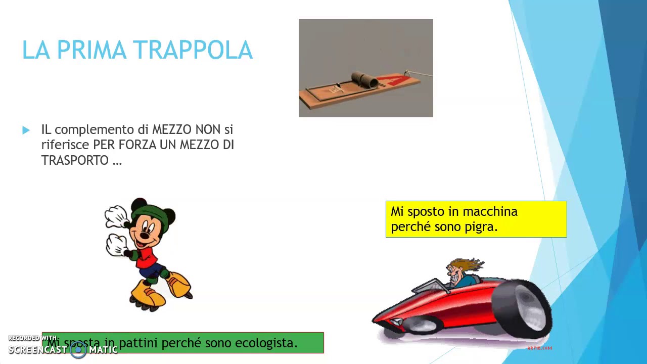 Il complemento di mezzo