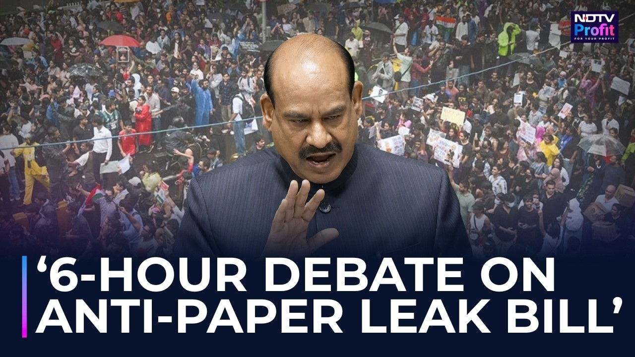 Lok Sabha Adjourned Till 5 PM: Sets Over 6 Hours For Anti-Paper Leak Bill Debate