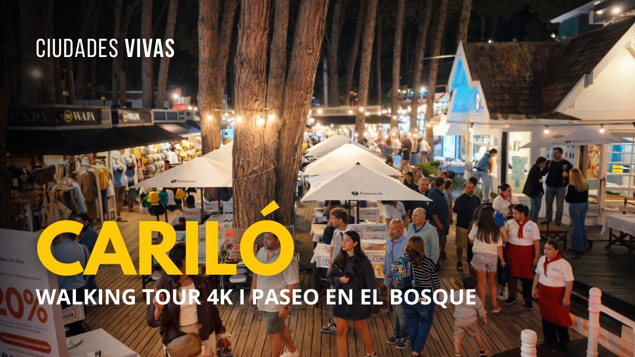 Cariló 2026 🌲 Walking Tour 4K | Naturaleza, bosque y playa | Sonido inmersivo