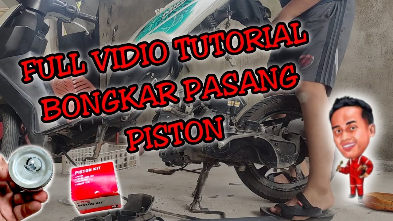 cara bongkar pasang mesin mio sporty