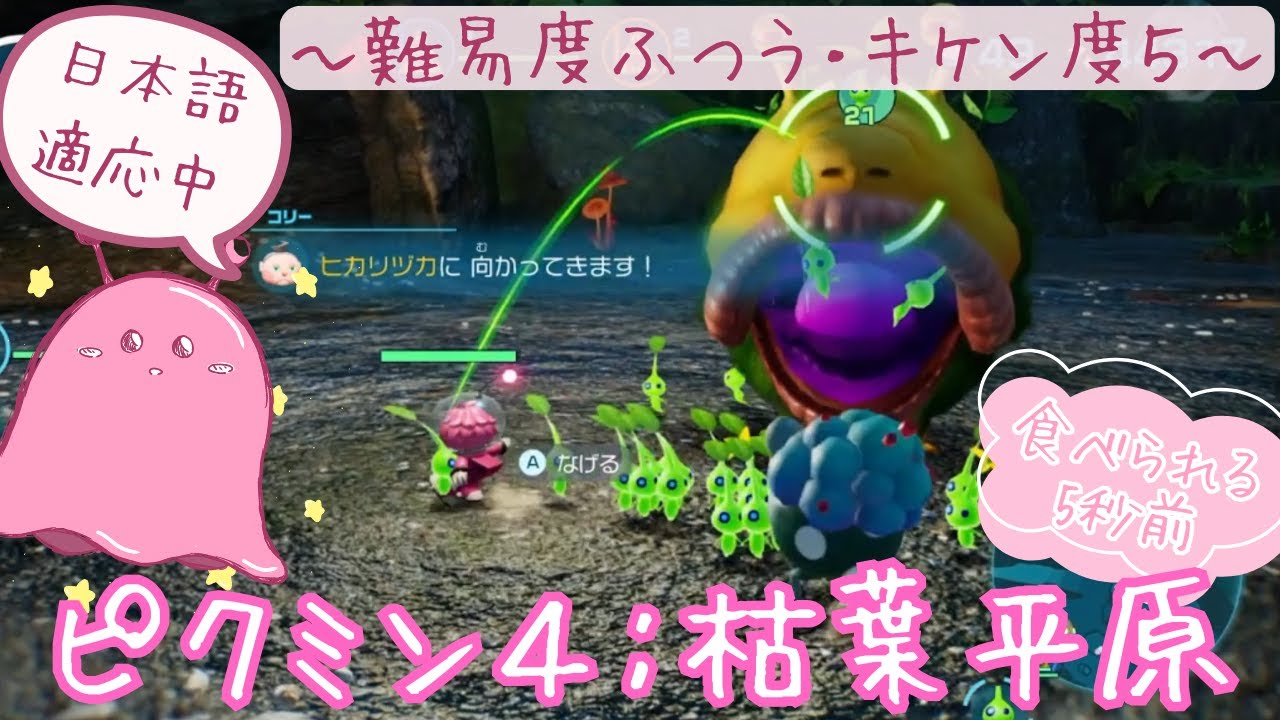 初めての難易度普通で地球外生命体と地球探索 #13-1【ピクミン４】