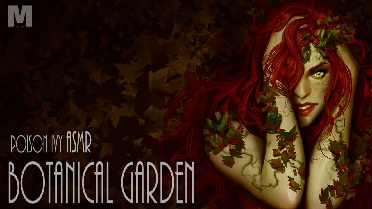 POISON IVY ASMR: BOTANICAL GARDEN Ambience - Waterfall | Outdoors | Calming