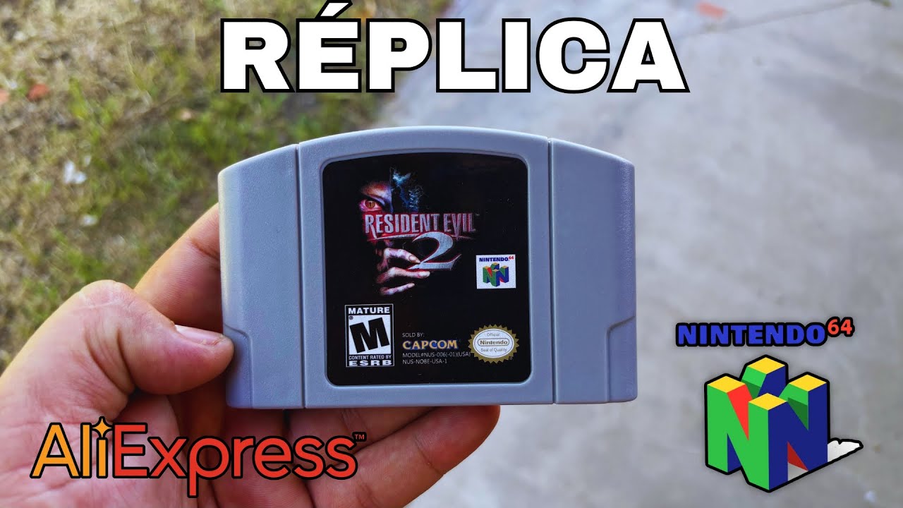 😱 Compr&eacute; el RESIDENT EVIL 2 (N64) R&eacute;plica en ALI EXPRESS , Funciona BIEN ?  22 USD