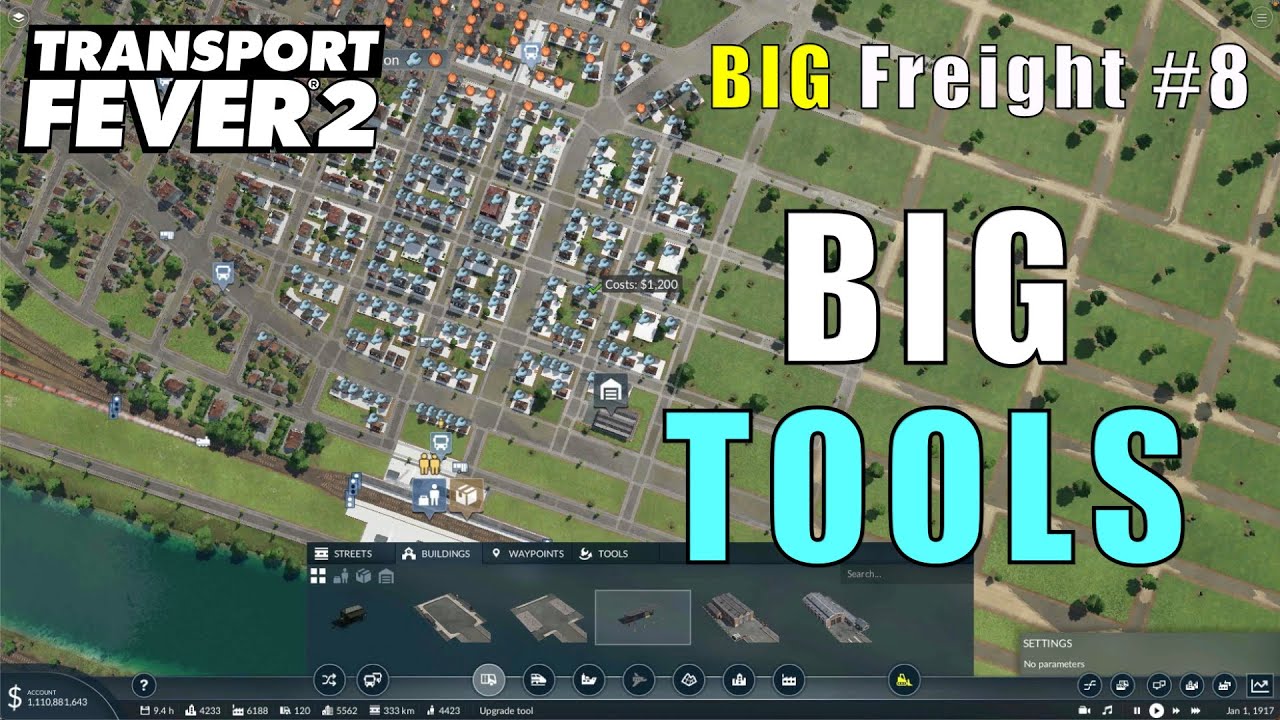 Some BIG TOOLS Needed for New Brighton! Transport Fever 2 - Big Freight #8