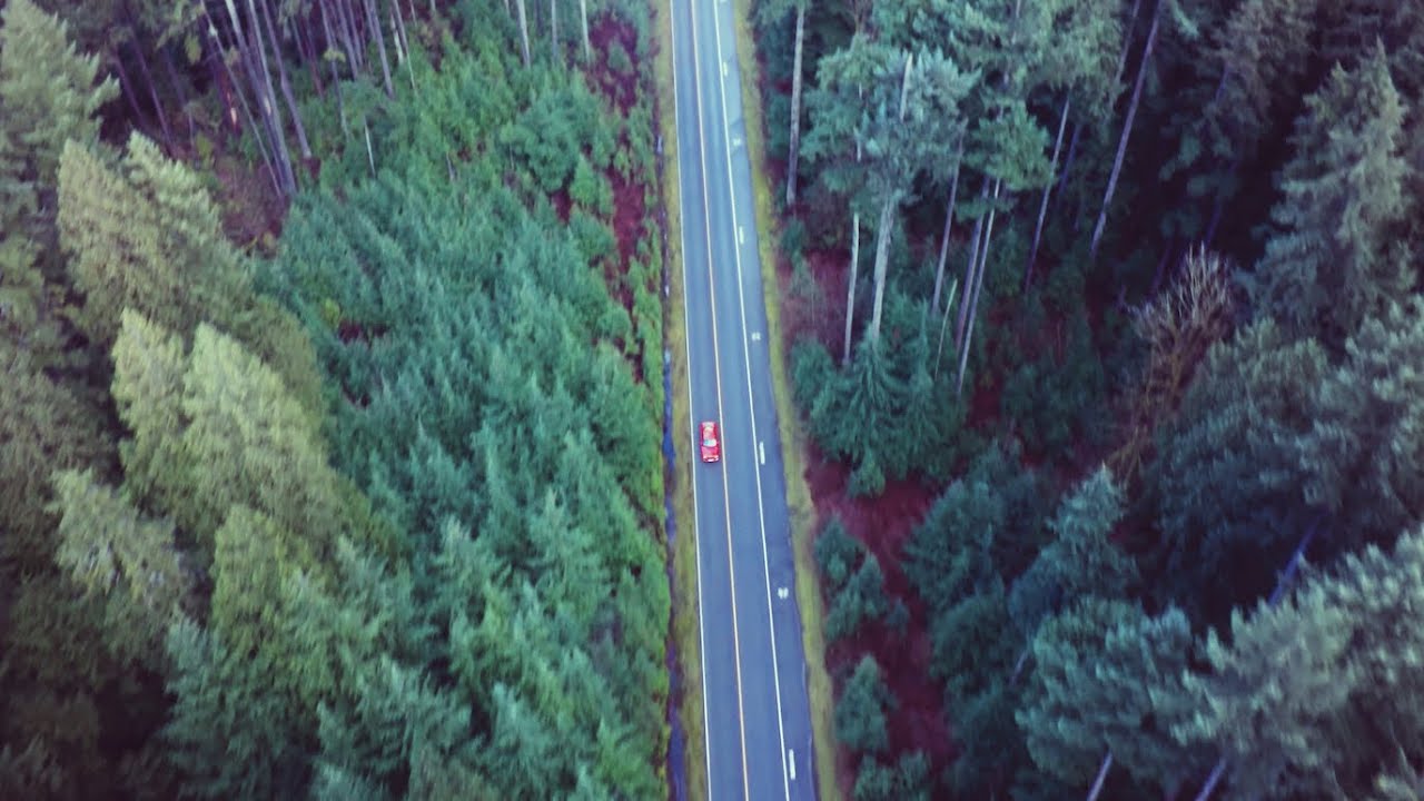 Stunning aerial drone footage over Vancouver Canada 4k