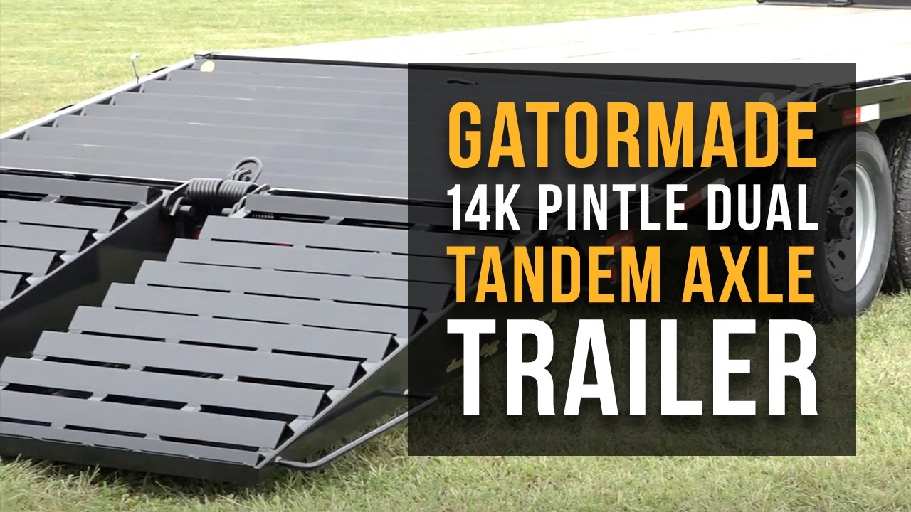 Gatormade 14K Pintle Dual Tandem Axle