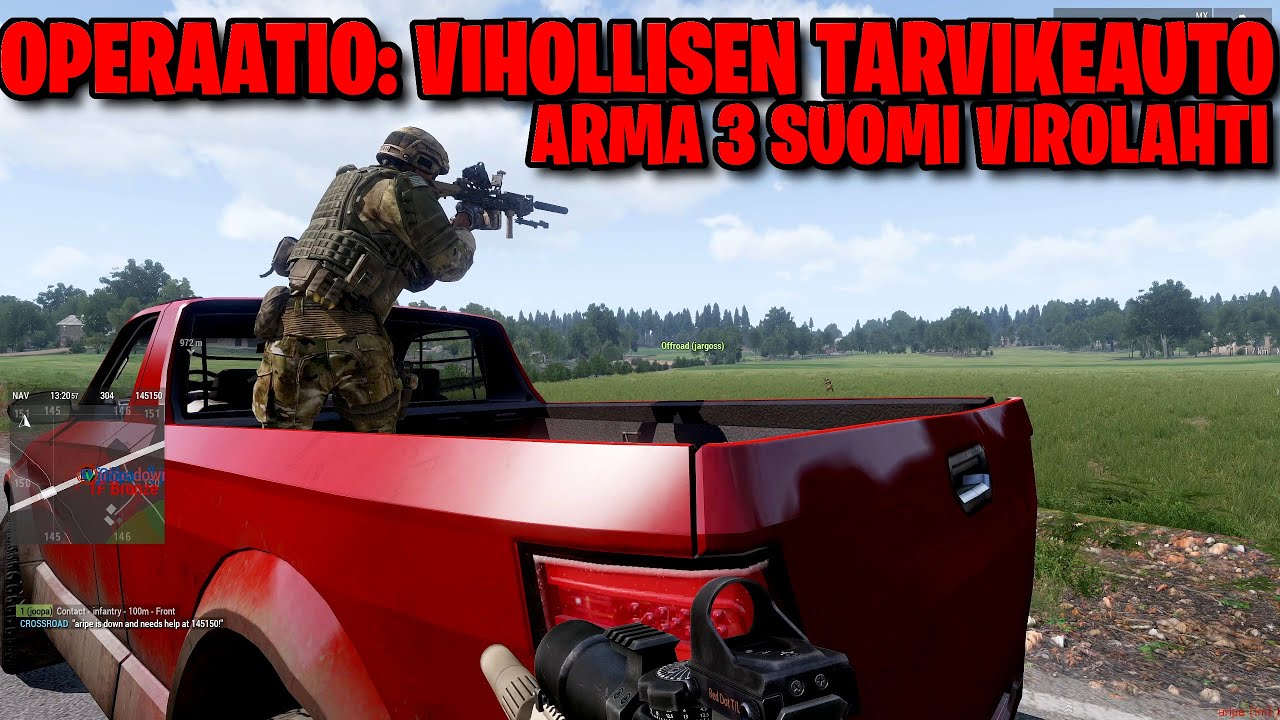 Operaatio: Vihollisen Tarvikeauto | Arma 3 | Suomi Virolahti