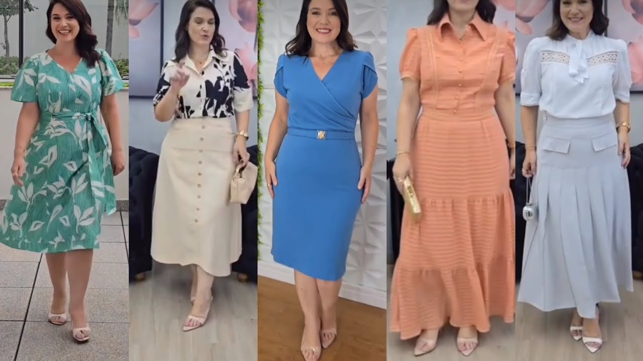 Красивая женская одежда. Стильные платья 👗