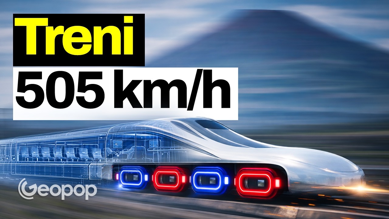 Il treno a levitazione magnetica che vola sopra le rotaie a 505 km/h: come funziona il Maglev