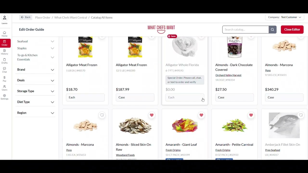 How to Maintain your Order Guide