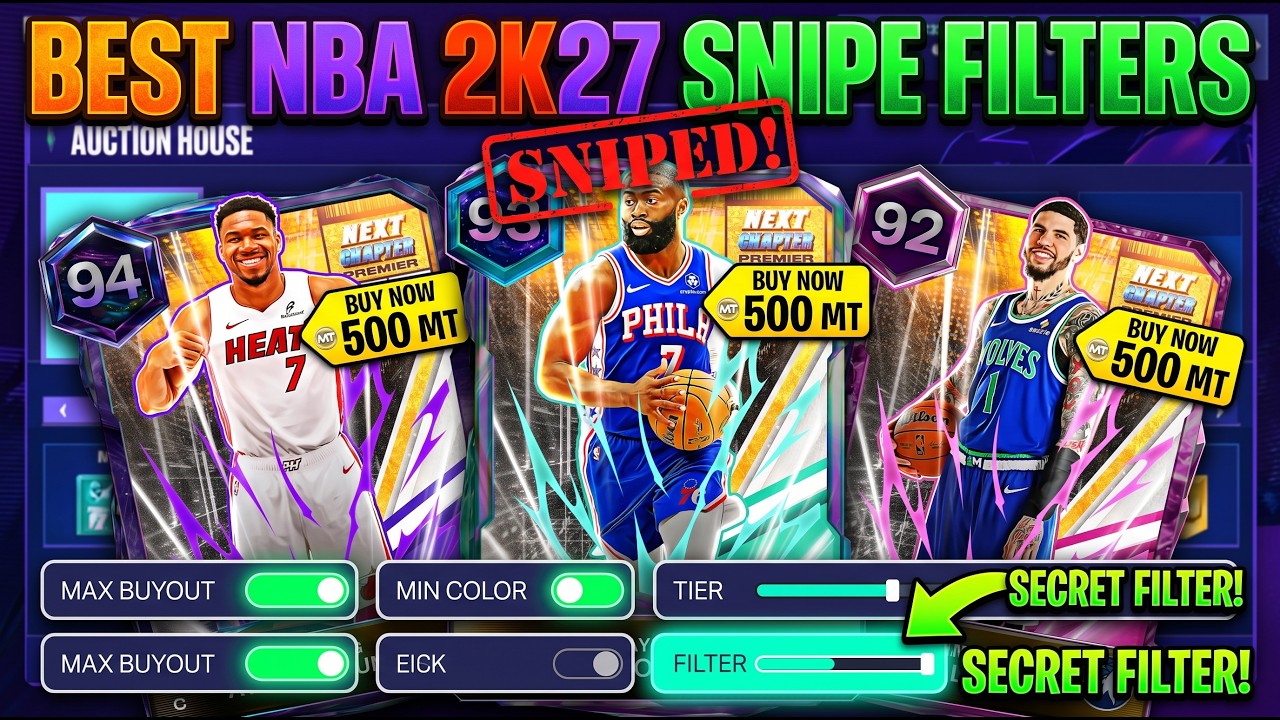 BEST NBA 2k27 Snipe Filters to make TONS of MT Early!
