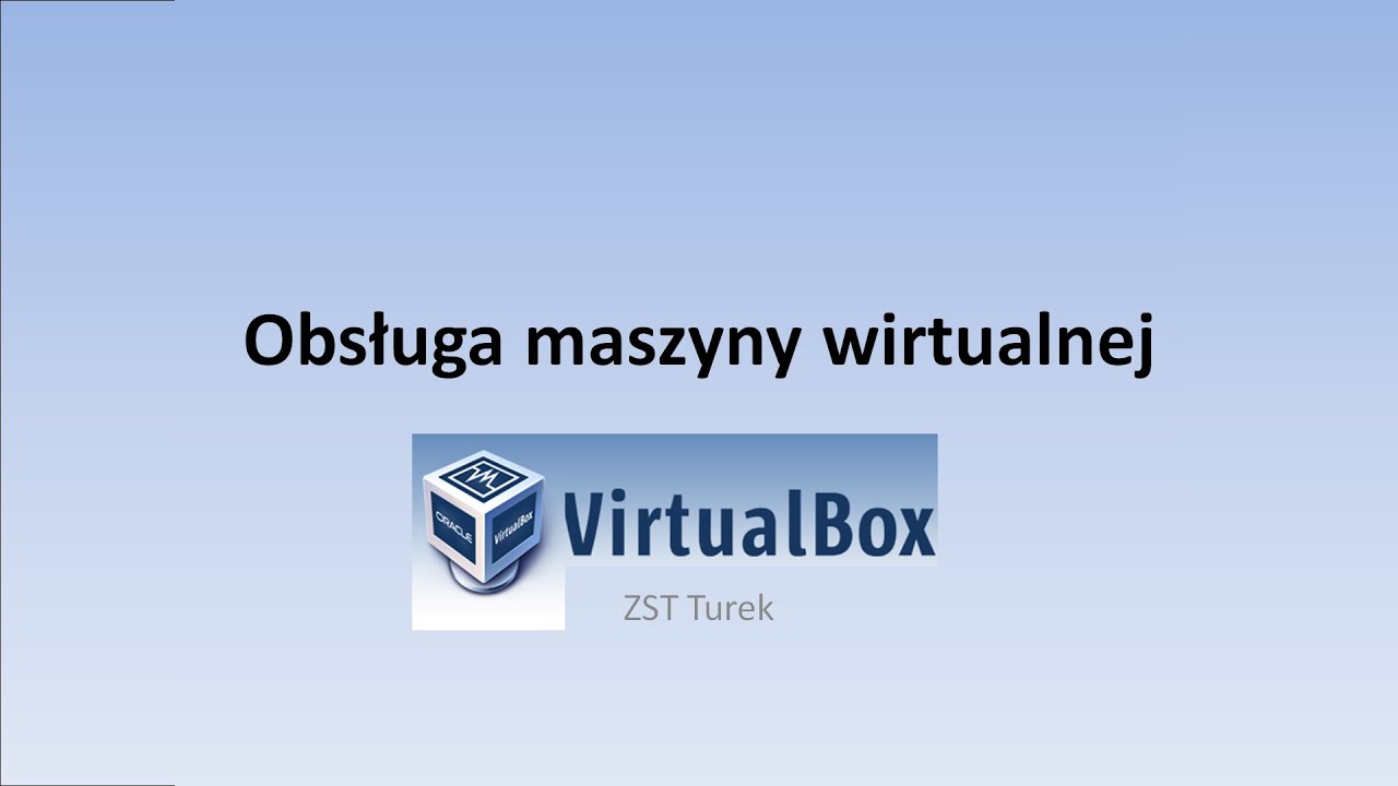 VirtualBox obsługa maszyny wirtualnej
