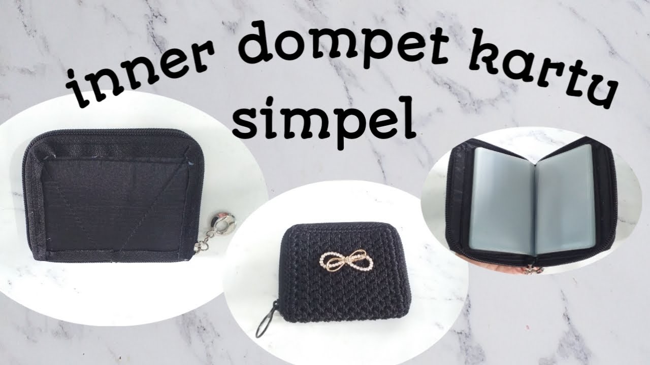 #tutorial//inner dompet rajut//cara membuat inner dompet rajut