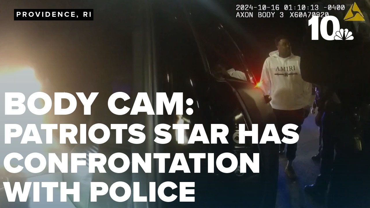 BODY CAM: Patriots Defensive Tackle Christian Barmore confronted by Providence police