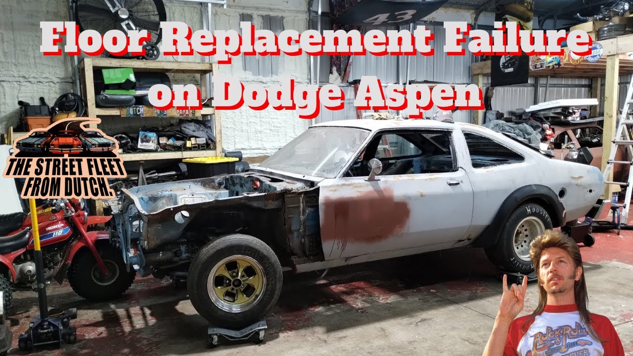 Mopar Restoration Dodge Aspen Part 2 Floor Pan Replacement #dodgeaspen #70s #plymouthvolare #mopar