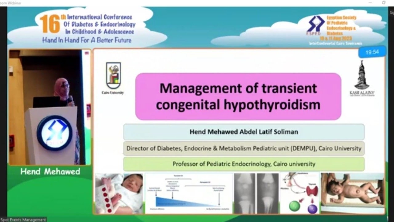 Management of Transient Congenital Hypothyroidism Prof Hend Mehawed