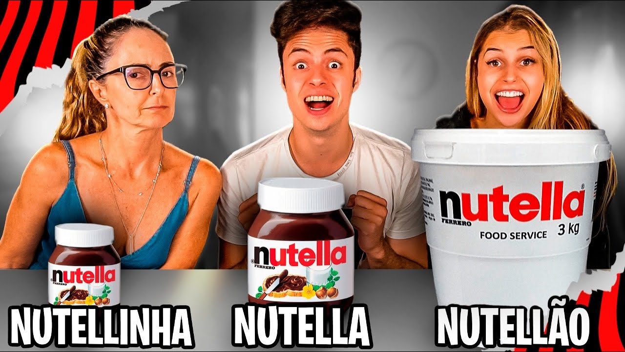 NUTELLA, NUTELLINHA OU NUTELLÃO!