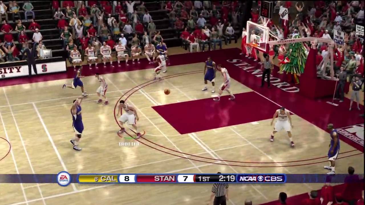 NCAA Basketball 10 (PS3) Cal vs. Stanford FIRST HALF