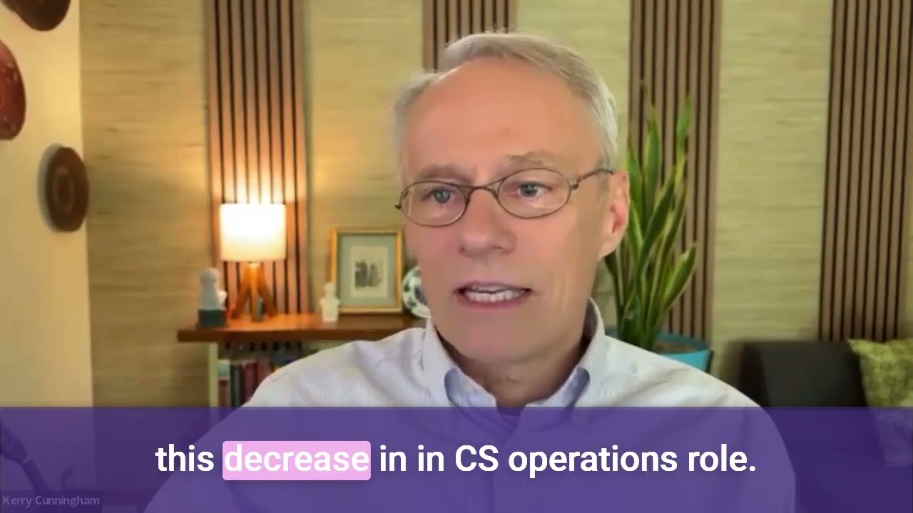 What's behind the decline in CS operations roles?