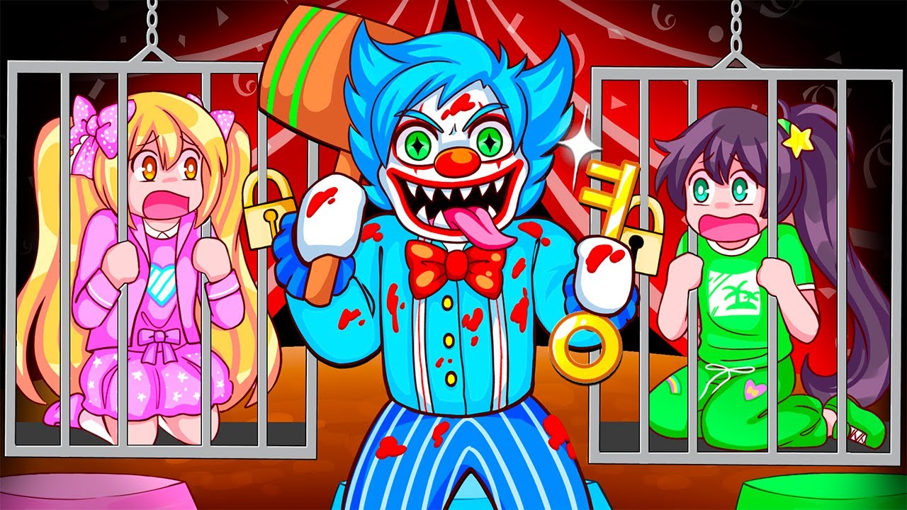 We Got Captured By A CRAZY CLOWN! (Roblox Story)