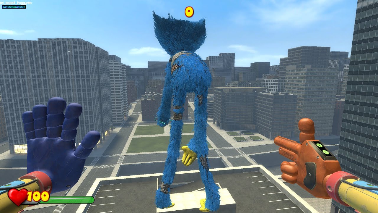 SCARY HUGGY WUGGY FROM POPPY PLAYTIME TAKES THE CITY! | GARRY'S MOD