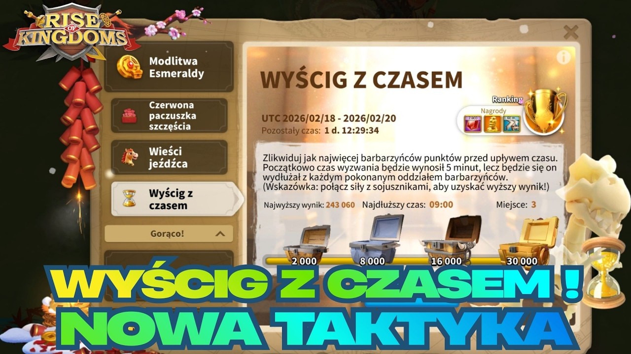 Wyścig z Czasem ! Luty 2026 Nowa Taktyka- Rise of Kingdoms Optimusprimal Gaming