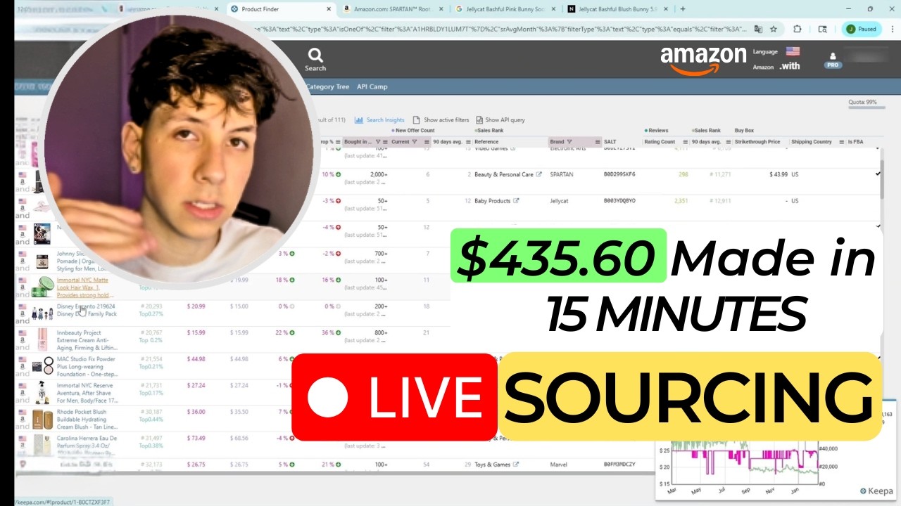 Finding $400 Profit in 15 Minutes LIVE Sourcing | Amazon Online Arbitrage