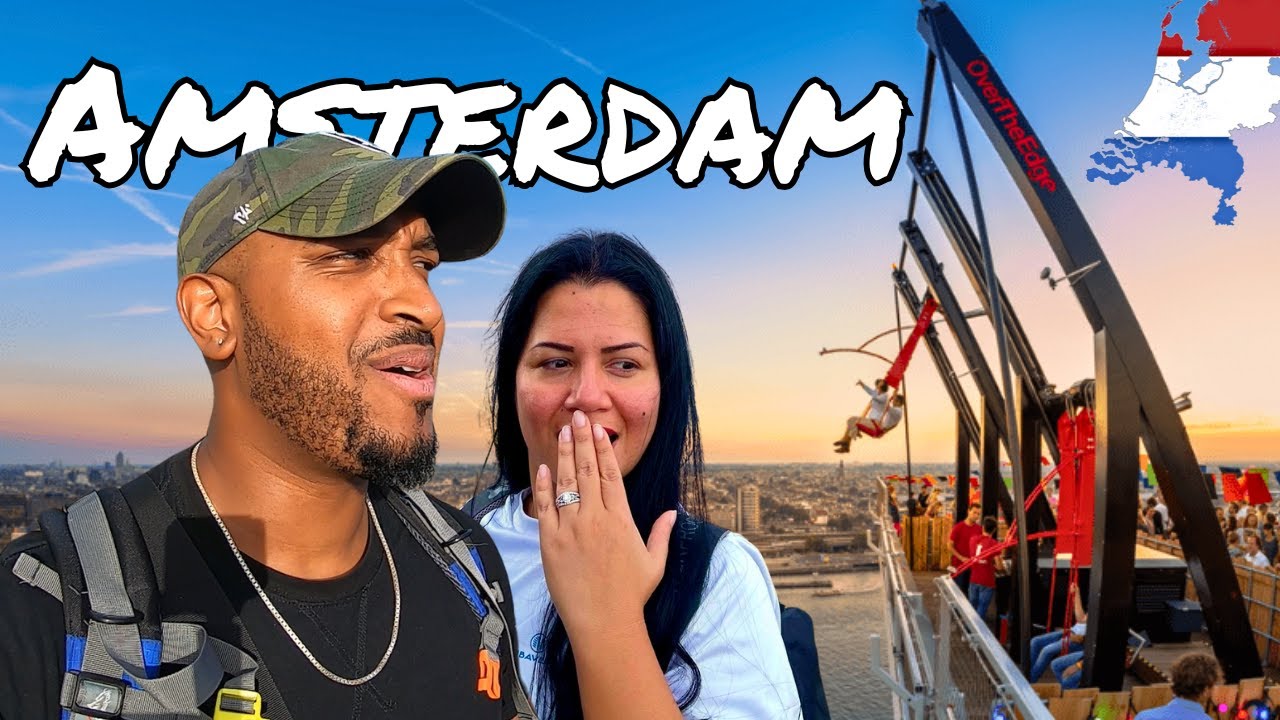 She Took Me OVER THE EDGE in Amsterdam 🇳🇱 | A'DAM Lookout
