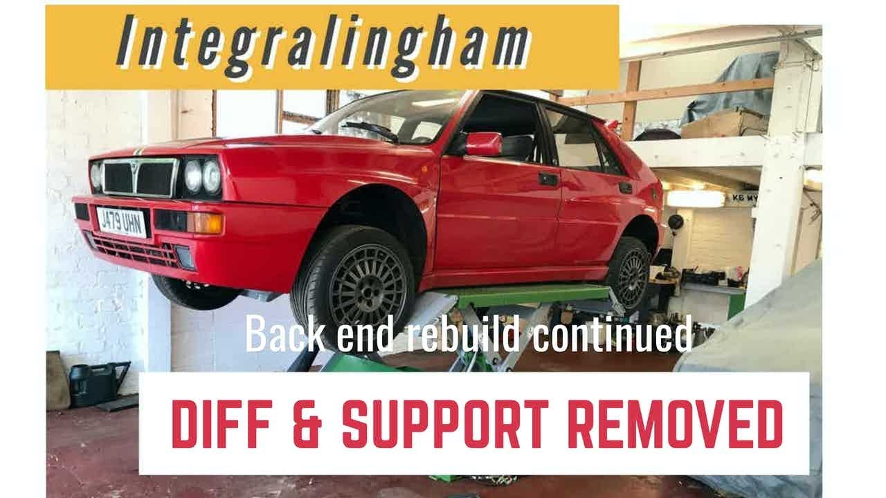 Lancia Delta Integrale diff removal