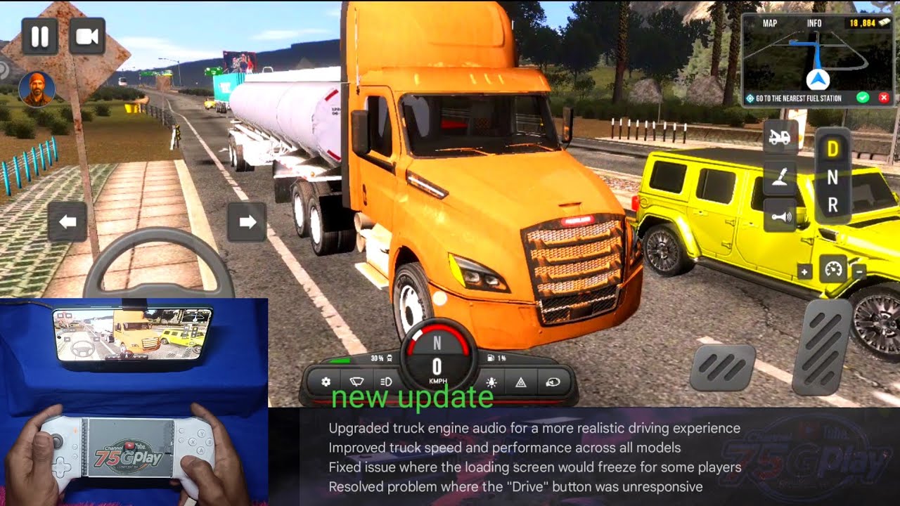 freightliner cascadia || update v:2025.2.6 ||Truck Masters: World Simulator controller GAMEPLAY