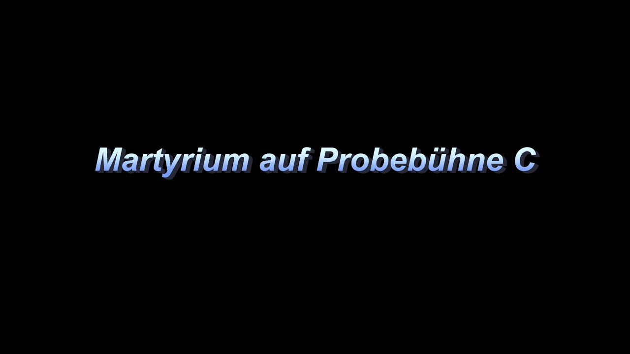 Trailer // Martyrium auf Probebühne C // Premiere am 29. November 2020 um 20.15 Uhr via Livestream